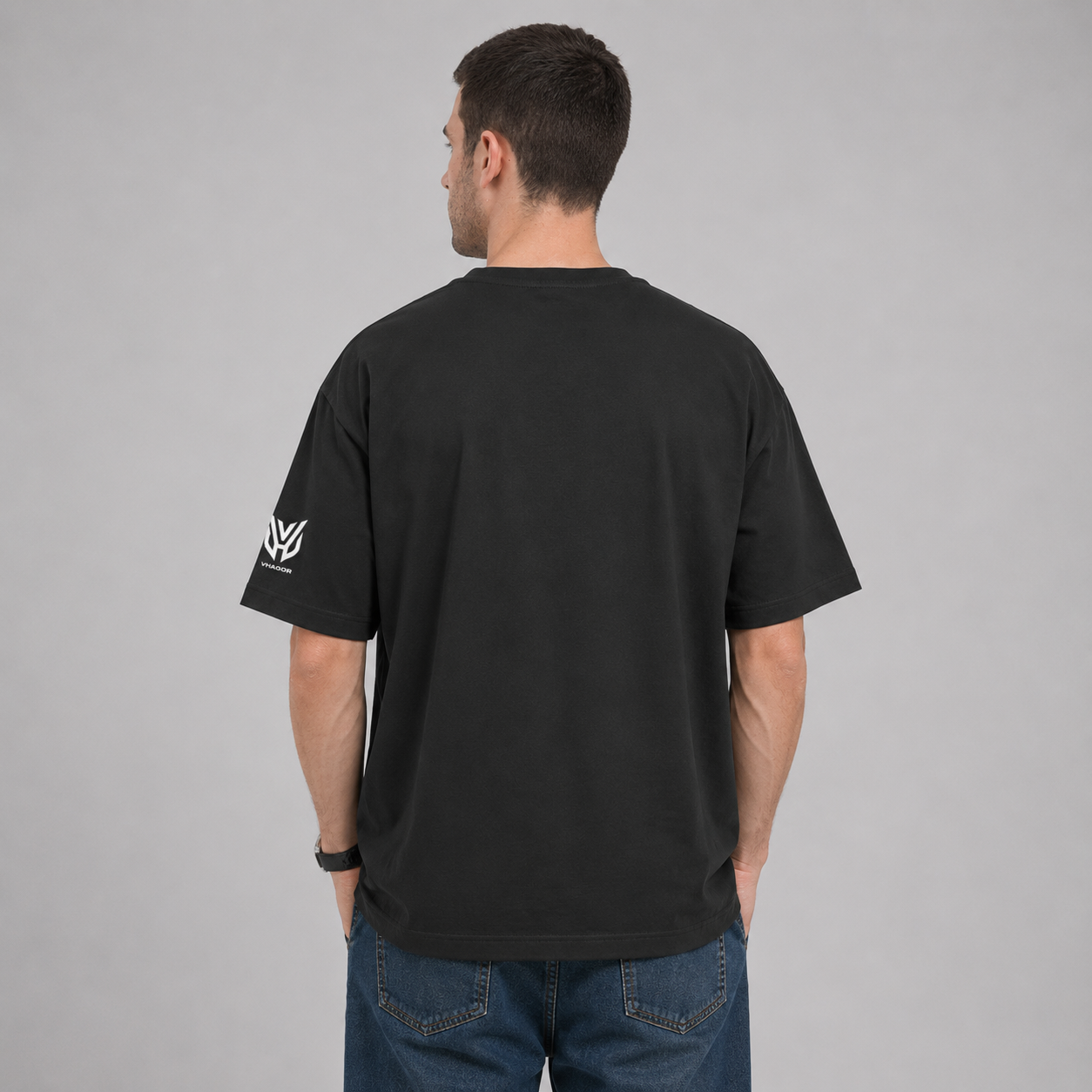 Skull Vhagor Printed Oversized Classic T-Shirt