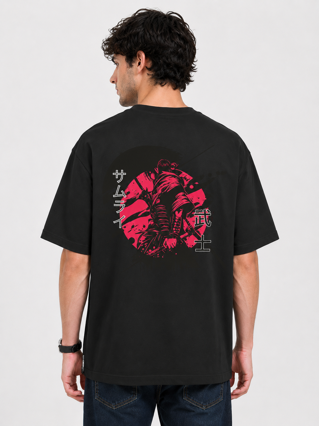 Samurai Graphic Oversize T-Shirt