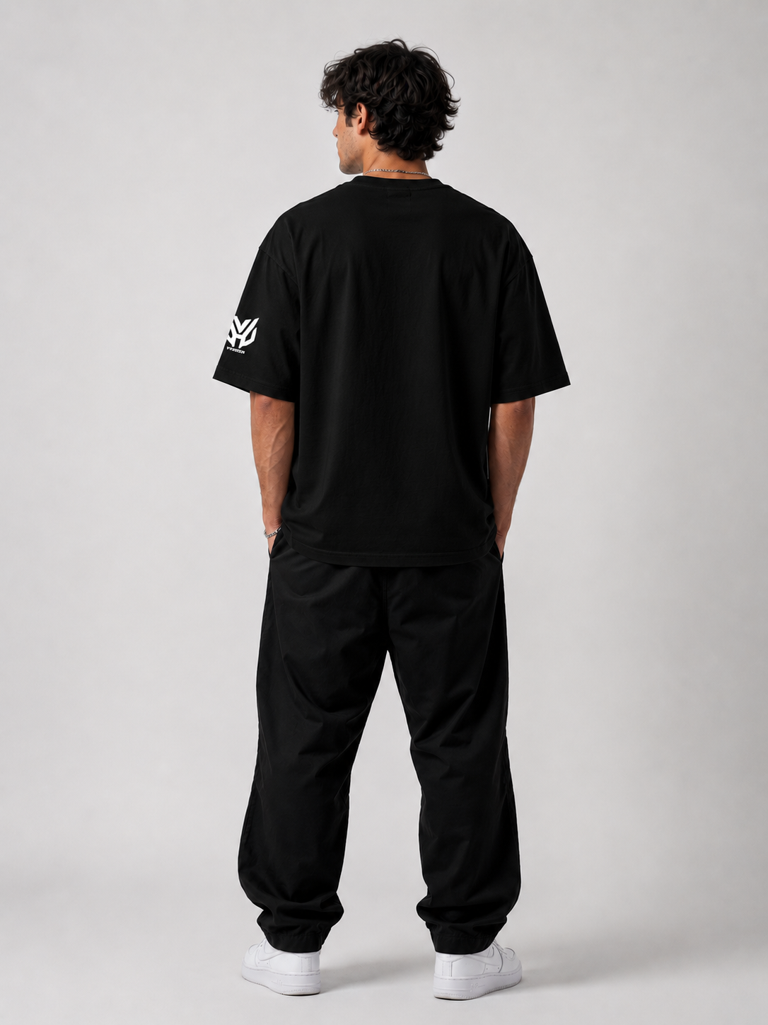 DARKNESS Printed Oversized T-Shirt