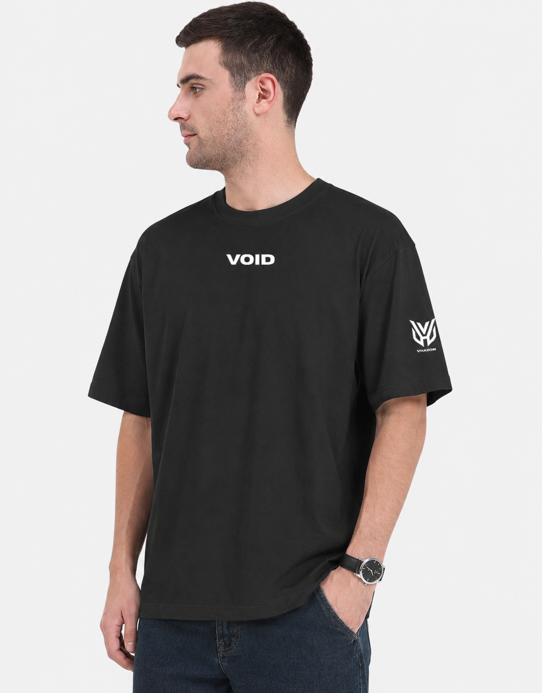 Void Printed Oversized Classic T-Shirt